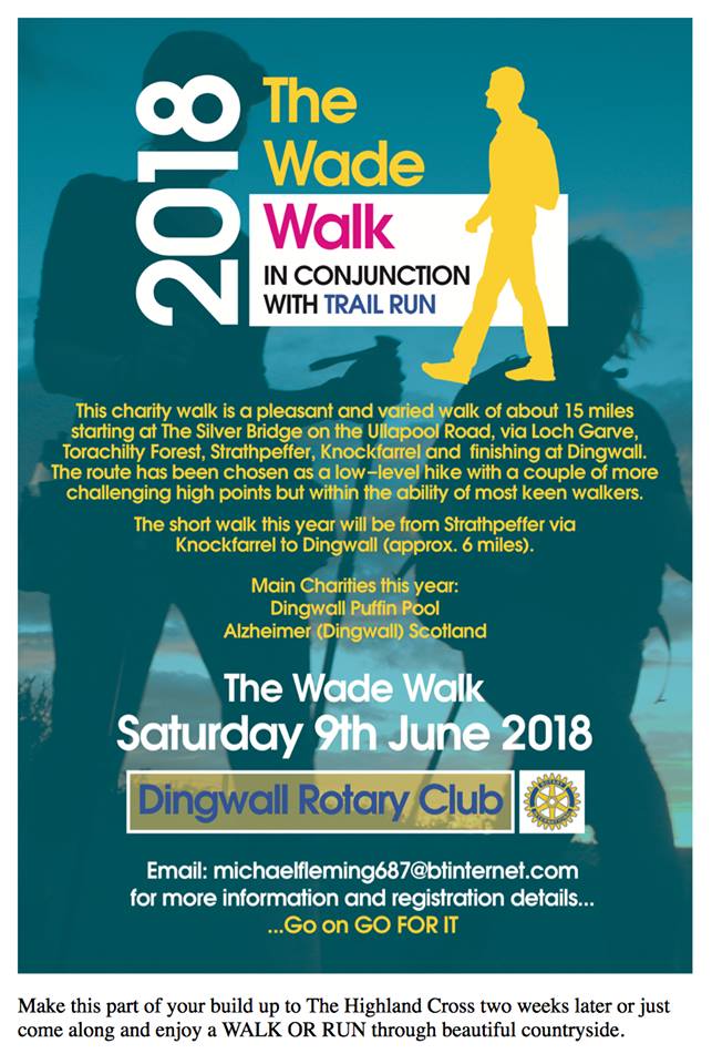 Dingwall Rotary Club, Annual Sponsored Wade Walk